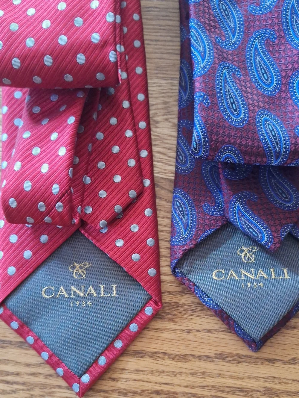 Canali Silk Ties Lot Of 2